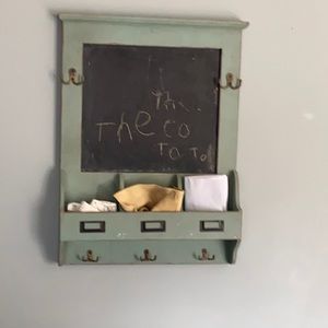 Chalk board wall decor